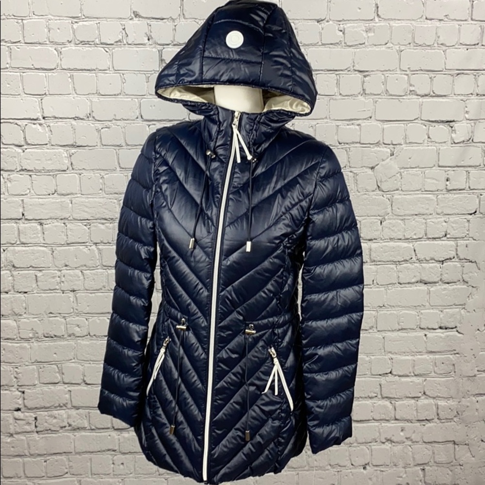 NWT French Connection navy XS puffer